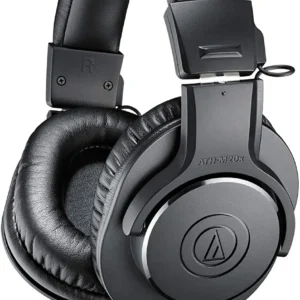 Audio-Technica ATH-M20X Professional Studio Monitor Headphones, Black